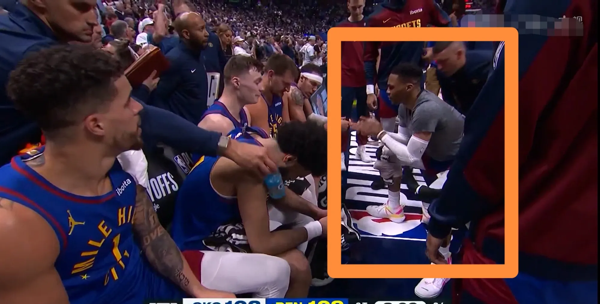 包含国王逆转勇士，威斯布鲁克统治全场的词条