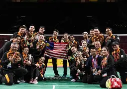 马来西亚羽毛球队碾压泰国羽毛球队，斯里坎特高光表现